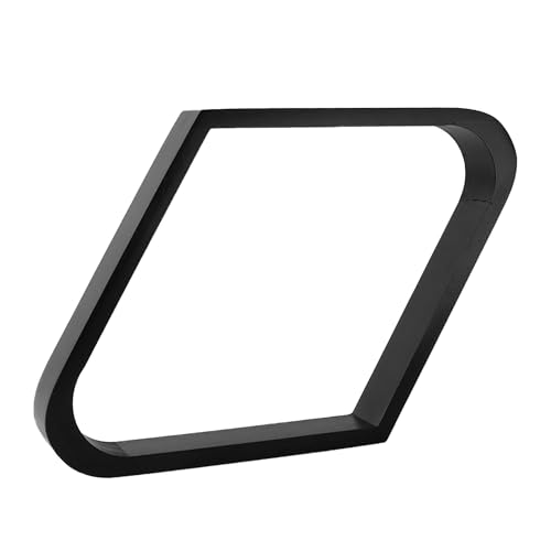 GSE Games & Sports Expert Solid Wood Billiard 8-Ball Triangle / 9-Ball Diamond Pool Ball Racks for 2-1/4" Pool Balls, Pool Table Accessories - color: Black, style: 9-Ball Diamond Rack