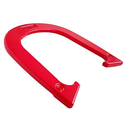 Light Weight Cadet Pitching Horseshoes - NHPA Sanctioned for Tournament Play - Drop Forged Steel - One Pair (2 Shoes) - color: Red