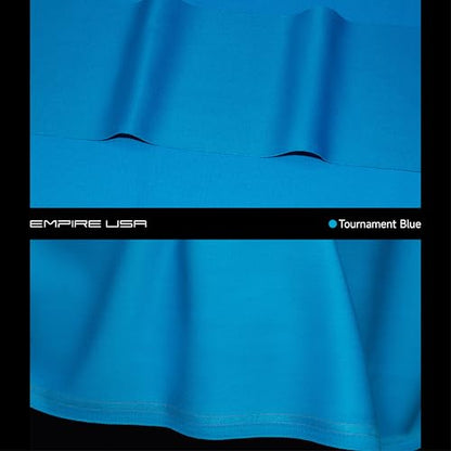 Empire USA - Billiard Worsted Speed Cloth（Felt） 7/8/9 FT - color: Tournament Blue, size: 8ft