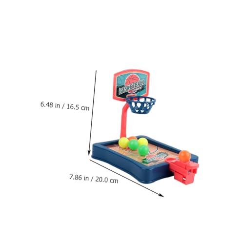 2 Sets Mini Desktop Basketball Game with Shooting Frame Easy to Install Indoor Hoop for Hand-Eye Coordination and Finger Power Improvement