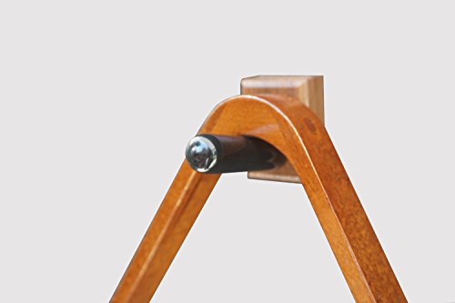 Standard Pool and Billiards Rack Wall Mount (Made In The USA) (Walnut) - color: Walnut