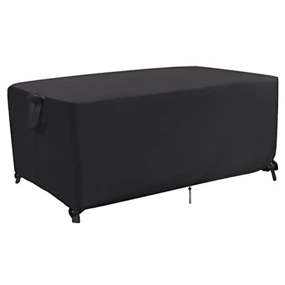 Outdoor Dining Table Cover, 60 Inch Rectangle Patio Dining Table Cover, Waterproof Outside Table Covers Furniture Covers - 60 X 38 X 28 Inch - size: 60" L x 38" W x 28" H