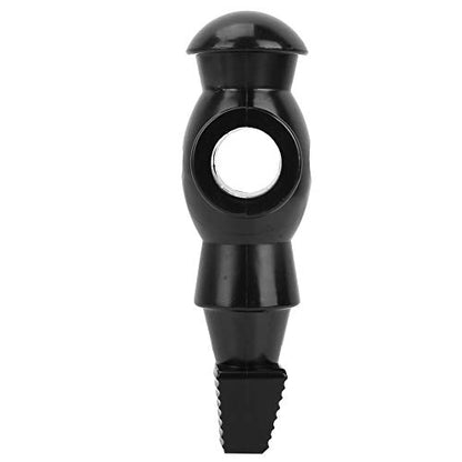 2Pcs Foosball Replacement Players, 4.1 x 1.4in Table Soccer Men Player Replacement, Plastic Soccer Player Part with 0.62in Hole for 0.6in Operating Rod Table Football Games, Black
