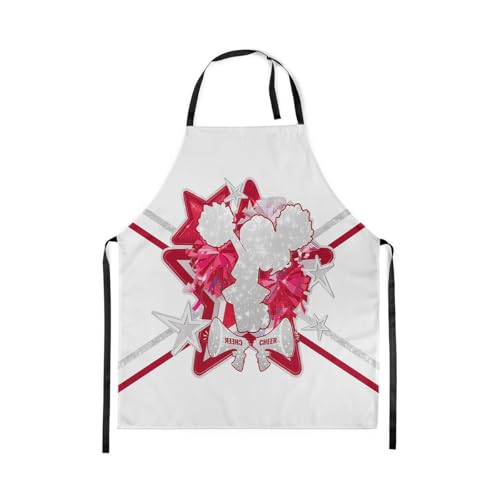 Castle Fairy Boy Soccer Kitchen Apron - color: Cheer Red