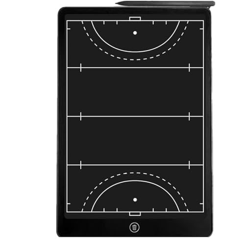 16" LCD Field Hockey Coaching Board – Portable, Reusable Hockey Tactical Board for Youth & School Team Training, Practice & Game-Day Strategy