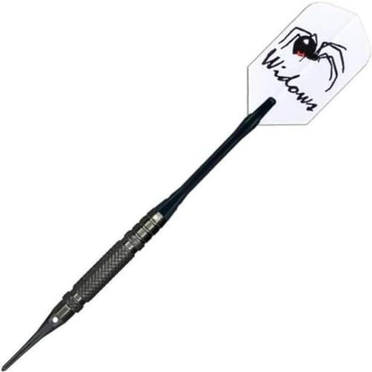 Black Widow Soft Tip Tungsten Darts Knurled Barrel 20 Gram