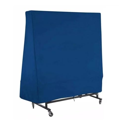 Ping Pong Table Cover Table Tennis Cover Oxford Waterproof Outdoor Rainproof Storage with Zipper - color: Blue