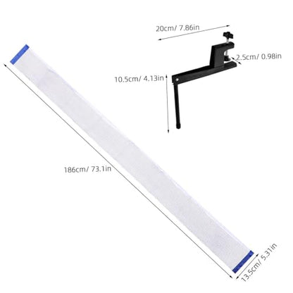 Yardwe Portable Table Tennis Net Set Posts Easy to Install for Games Includes Retractable Pong Net for Fun