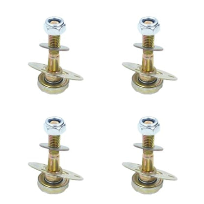 Acxico 4Pcs Rocking Chair Bearing Connecting Piece Rocking Chair Bearing Screws Kits Furniture Connecting Fittings, Metal