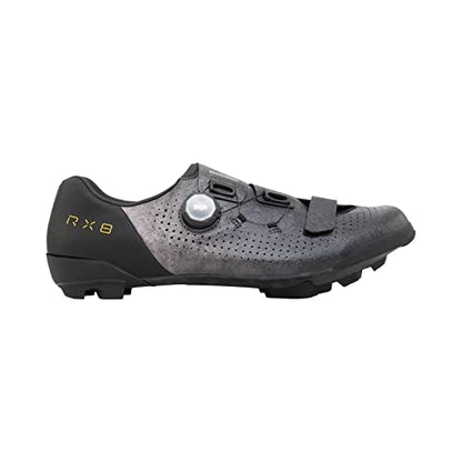 SHIMANO SH-RX801 Men’s Ultralight High Performance Gravel Racing Shoe - color: Black, size: 9