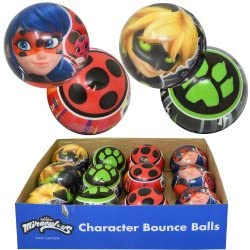 What Kids Want Miraculous Ladybug Bowling Set - Superheroes Bowling Set for Kids, Fun Indoor and Outdoor Bowling Game for Kids, for Birthday Parties, Games and Play Dates - 7 Pieces Set