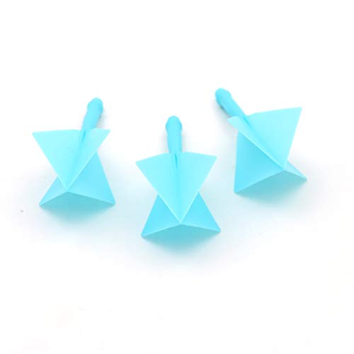 CUESOUL ROST Integrated Dart Shaft and Flights Medium,Diamond Shape,Set of 3 - color: Blue