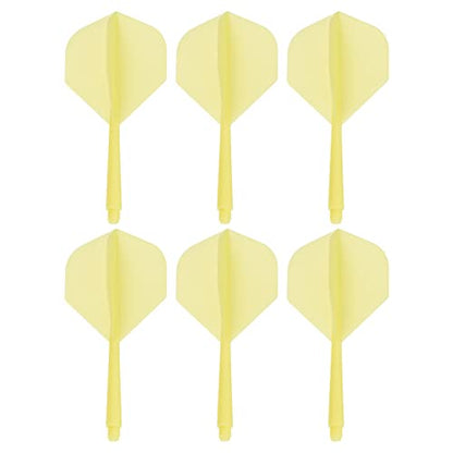 PATIKIL Integrated Dart Shaft & Flights, Pack Lightweight Dart Flight Set - color: Yellow