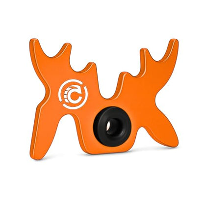 Slip-On Portable Aluminum Moosehead Bridge Cue Rest - color: Orange