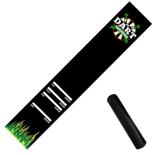 Genérico Dartboard Floor Mat, Protects Floors, Non-Slip, Dart Floor Protector for Men, Women, Family, Outdoor, Game Room, Bar, - size: B