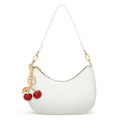 KKXIU Shoulder Bag for Women Cute Hobo Purses and Handbags Retro Clutch Underarm Purse | Cute - color: C-white