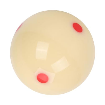 Yosoo Health Gear White 2 1/4' Dot Spot Pool Ball, 5.72cm Billiard Training Cue Ball, 169g, 1 Pack