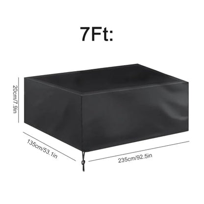 1 Piece Outdoor Full Billiard Ball Solid Color with Drawstring Dust Cover(Black) - color: Black