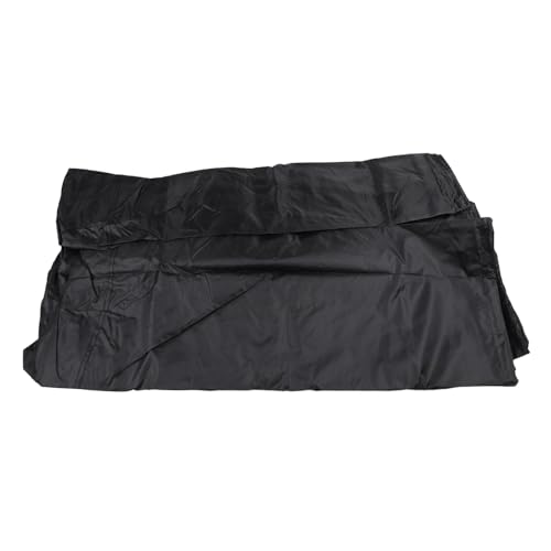 8ft Pool Table Cover 600D Oxford Waterproof Windproof Outdoor Indoor Billiard Snooker Table Protector with Buckles Drawstrings Black 260x135x69cm