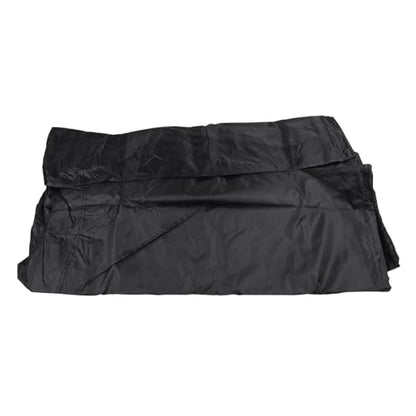 8ft Pool Table Cover 600D Oxford Waterproof Windproof Outdoor Indoor Billiard Snooker Table Protector with Buckles Drawstrings Black 260x135x69cm