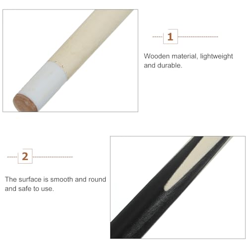 ibasenice Kids Pool Cue Stick 18.9 Inch Mini Short Billiard Cue Lightweight Childs for Pool Table Practice and Game Room