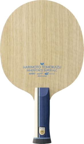 Butterfly Harimoto Innerforce Super ALC Table Tennis Blade - Available in Anatomic, Flared, or Straight Shakehand Handle Styles - Professional Table Tennis Blade - Made in Japan - size: AN