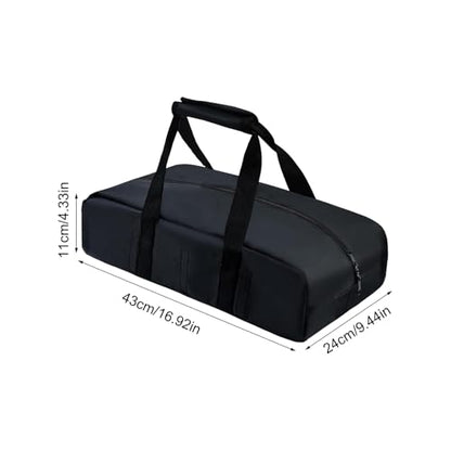 Bocce Ball Bag - Waterproof Carrying Case, Zipper Storage Organizer | Portable Bocce Set Holder for Outdoor Lawn Backyard Camping Beach Exercise Games Sportsmen Travel Use