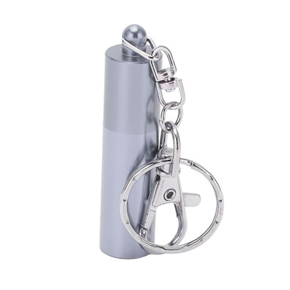Billiard Cue Tip Tool with Keychain – Billiard Pool Snooker Stick Shaper Cue Tip Pick Pricking Pin Grinding Repair Tool for Snooker Pool Cue Tips - color: Silver
