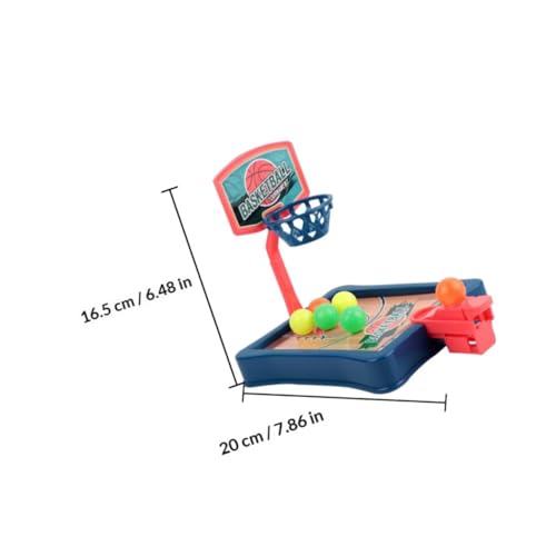 2 Sets Mini Desktop Basketball Game with Shooting Frame Easy to Install Indoor Hoop for Hand-Eye Coordination and Finger Power Improvement