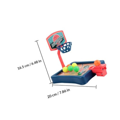 2 Sets Mini Desktop Basketball Game with Shooting Frame Easy to Install Indoor Hoop for Hand-Eye Coordination and Finger Power Improvement