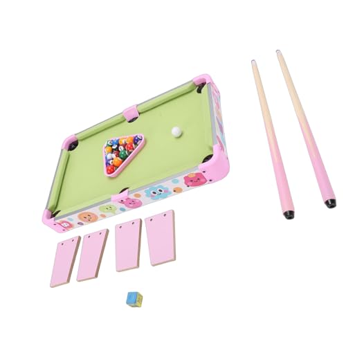 Alomejor Kids Interactive Educational Portable Pool Table Large Size, Compact Travel Friendly Billiards Set for Family Bonding, Safe Material Construction for Children Desktop Game