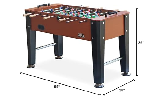 KICK Venture 55" Foosball Table – Professional Full-Size Indoor Game Table