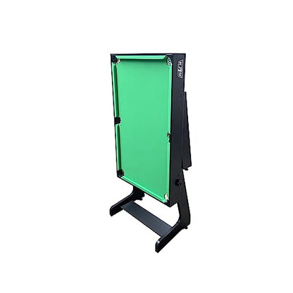 KICK Quatro 55" 4-in-1 Foldable Multi Game Table – Foosball, Billiards/Pool, Push Hockey & Ping Pong - color: Black
