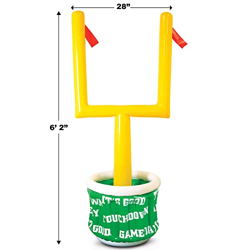 Beistle 50083 1-Pack Inflatable Goal Post Cooler with Football for Parties, 28-Inch Width by 6-Feet 2-Inch Height - style: Goal Post Cooler w/Football