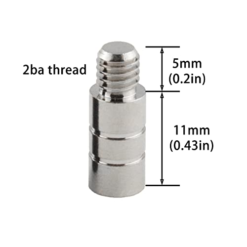 9pcs 2g Dart Weights Fine Copper 6x11mm Black/Silver/Brass 2ba Thread for Dart Accessories