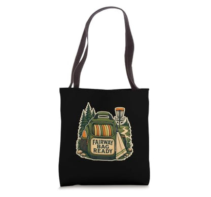 FAIRWAY BAG READY Disc Golf Pines Tote Bag