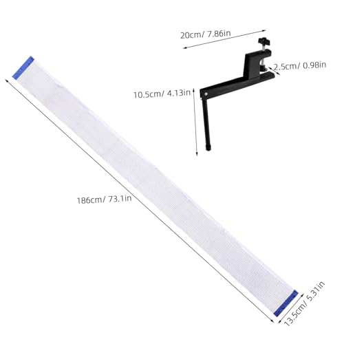 VICASKY Portable Table Tennis Net Posts Elastic Mesh for Pong Games Easy to Install and Store Enhanced Versatile Playing