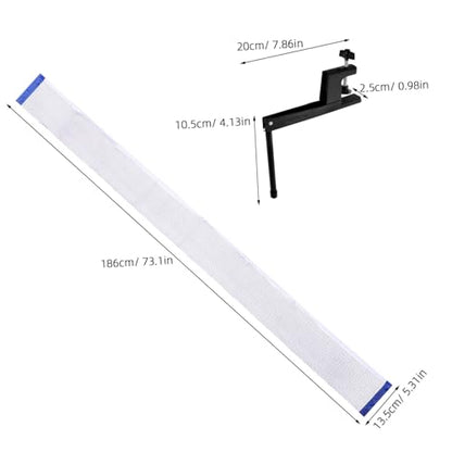 VICASKY Portable Table Tennis Net Posts Elastic Mesh for Pong Games Easy to Install and Store Enhanced Versatile Playing