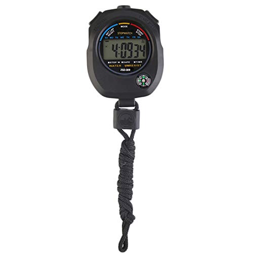 12 Pack Multi-Function Electronic Digital Sport Stopwatch Timer, Large Display with Date Time and Alarm Function,Suitable for Sports Coaches Fitness Coaches and Referees - style: 12pack