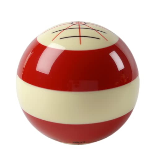Standard Pool Billiard Pro Cup Cue Ball with 6 Red Dots 2-1/4'' 6 oz Practice Training Cue Ball