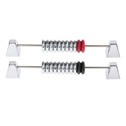 Shuffleboard Score Keeper 2-Pack, Metal Table Foosball Scoring Counter for Snooker Billiard, 9.84in for Tabletop Games