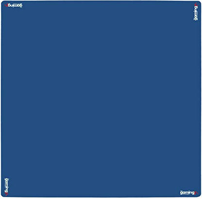 The Gaming Mat Company Poker, Dominoes, Bridge & Mahjong Table Mat - Blue 33" x 33" Premium Gaming Mat- Cards Playmat- Card Gaming Mat Table Top Cover Topper Card Game Mat Square Mahjong Table Cover - color: Blue