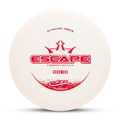 Dynamic Discs Drift Sergeant Disc Golf Distance Driver | Overstable Disc Golf Driver for Beginners | Lightweight & Floats on Water | Grippy Base Plastic | 120-130g (Colors May Vary) - color: White