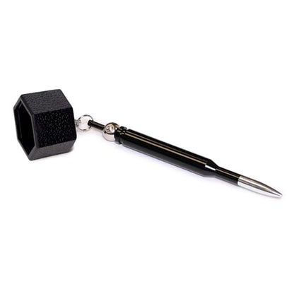OKKO Hexagon Bullet Pocket Chalker Billiard Pool Cue Chalk Holder Black - Fits Kamui Roku Chalk