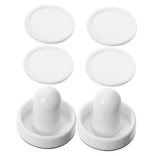 Toddmomy Air Hockey Air Hockey Pucks Ice Hockey Pushers Table Ice Hockey Supplies Ice Hockey Paddles Hockey Table
