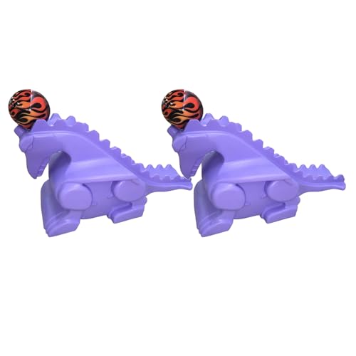 Jayhawk Glow Dragon Bowling Ramp Pair of 2, Kids Bowling Center Ramps - color: Purple