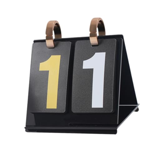 Yiju Card Board Game Scoreboard Scoring Cards Indoor Outdoor Portable Multipurpose Acrylic Flip Number Score Keeper Score Counter