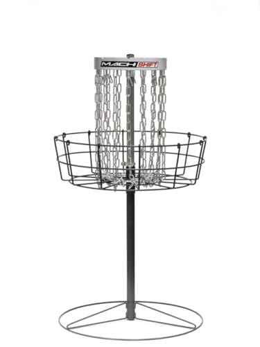 DGA Mach Shift 3-in-1 Portable Disc Golf Basket – PDGA Approved Target with 3 Putting Configurations – Standard, Advanced, & Pro Shift – Indoor/Outdoor Practice Basket