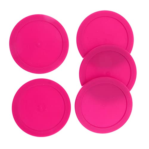 Generic 5 Pieces 62mm Air Hockey Replacement Pucks for Full Size Air Hockey Tables
