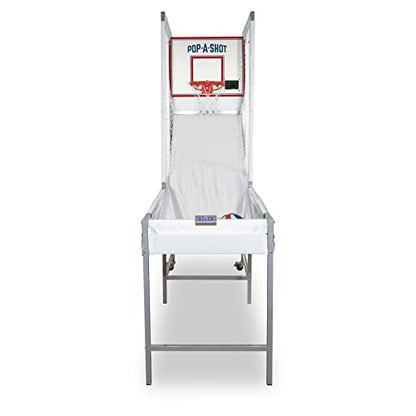 Pop-A-Shot - Pro Single Shot | Commercial Grade Arcade Basketball at Home | Infrared Sensor Scoring | 6 Game Modes | 4 Balls | Foldable Storage